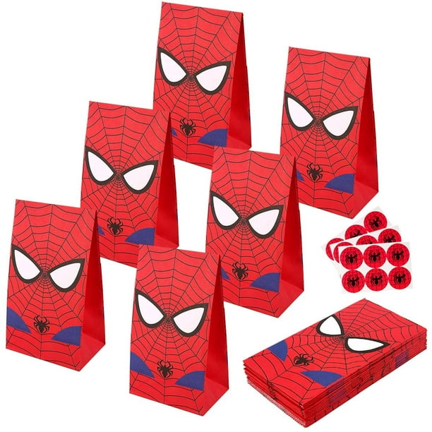 25 Superhero Food Boxes ~ Picnic Carry Meal Box ~ Kids Birthday Party Bag Plate